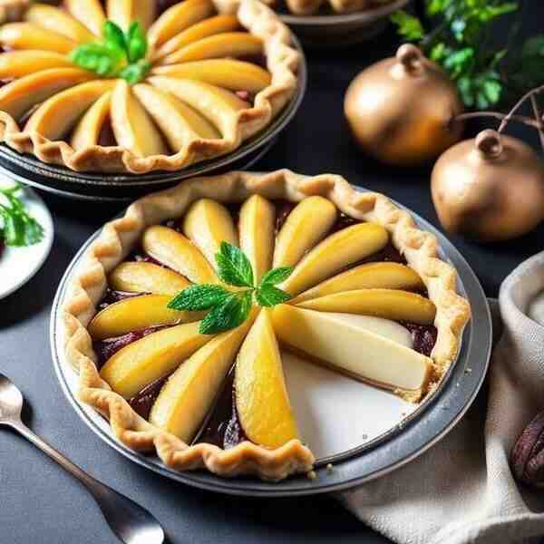 Заливной пирог с картофелем и сайрой